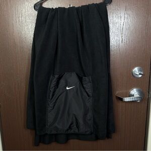 Vintage Nike Swoosh Blanket Throw Fleece Bag Packable Travel Rare Y2K